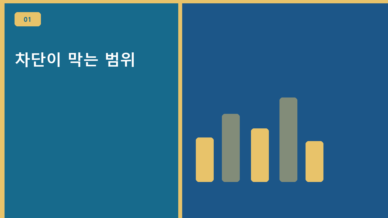 차단이 막는 범위
